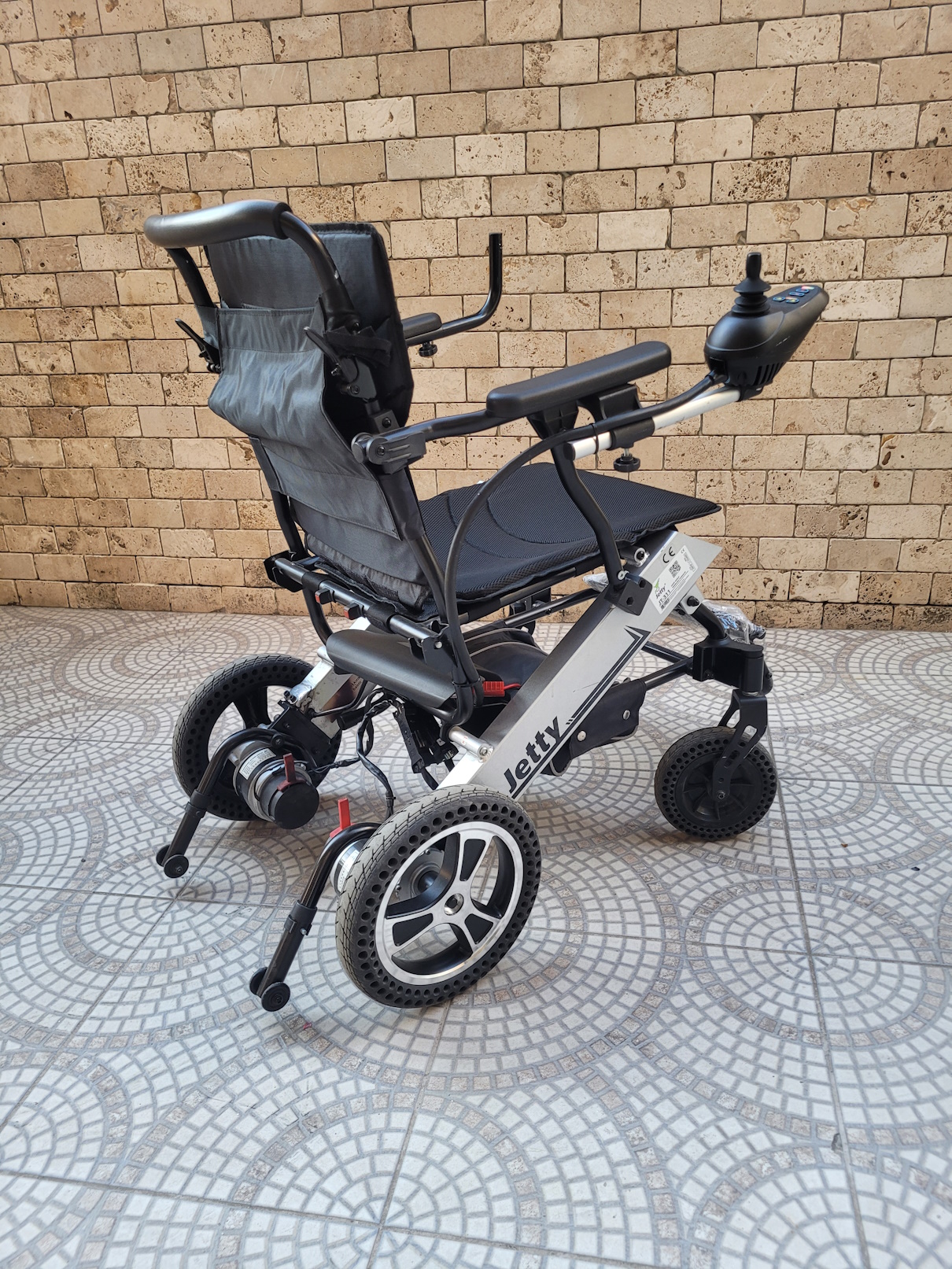 JT-311 Standart Akülü Tekerlekli Sandalye Gri