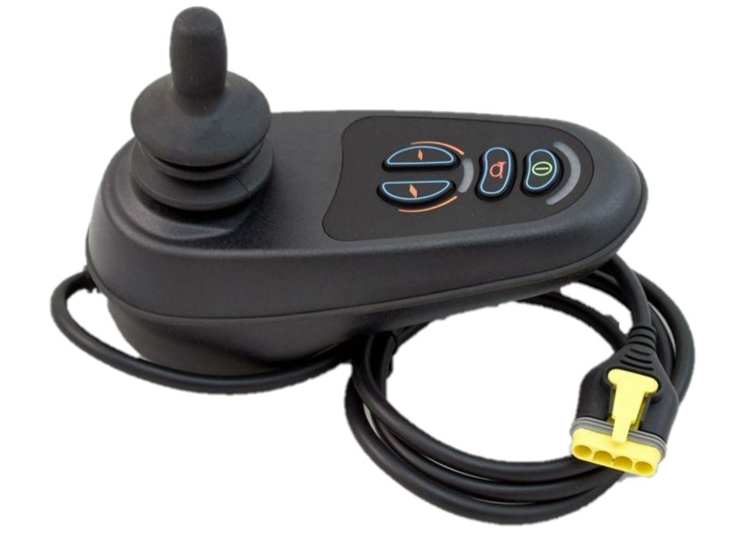 Akülü sandalye joystiği gri soketli(nvr2 model)/(motor sürücü