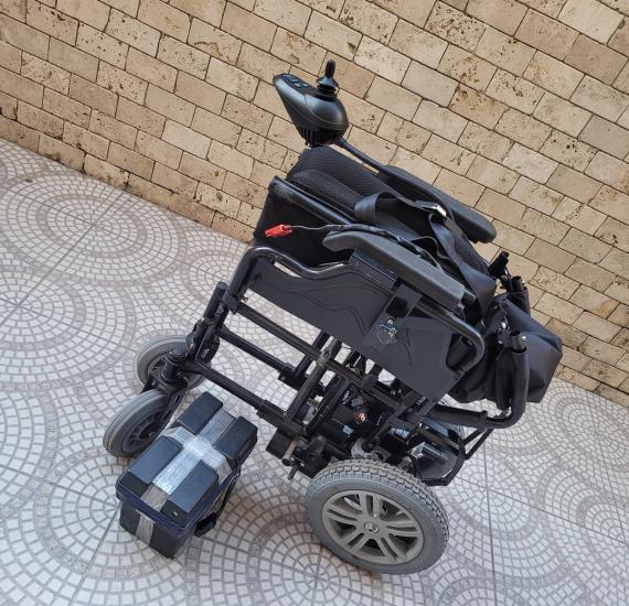  İkinci El JT-w111a Katlanır Akülü Tekerlekli Sandalye Kullanılmış