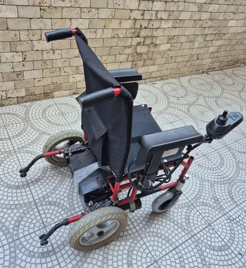  İkinci El Katlanır Akülü Tekerlekli Sandalye Kullanılmış