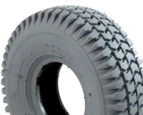 3.00-4 2.80X2.50-4 Akülü tekerlekli sandalye havalı ön dış tekeri gri