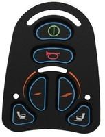 P&G vr2 6 tuşlu joystick ile uyumludur. Keypad Kendinden yapışkanlıdır.